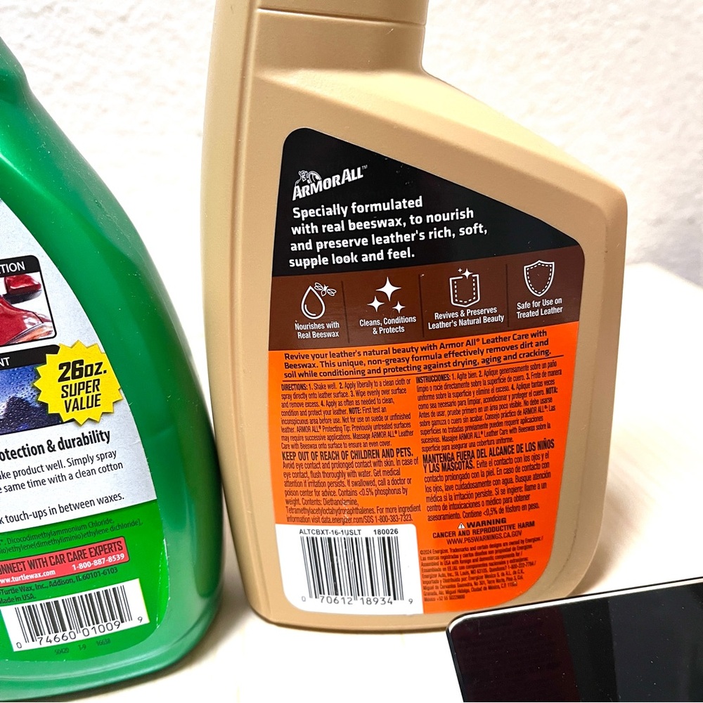 Auto Care Set- WAX/Leather & CRC Battery Cleaner/Terminal Protector Set - Picture 12 of 12